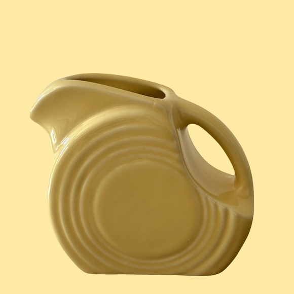 Fiestaware Other - Fiesta Yellow Miniature Disk Pitcher